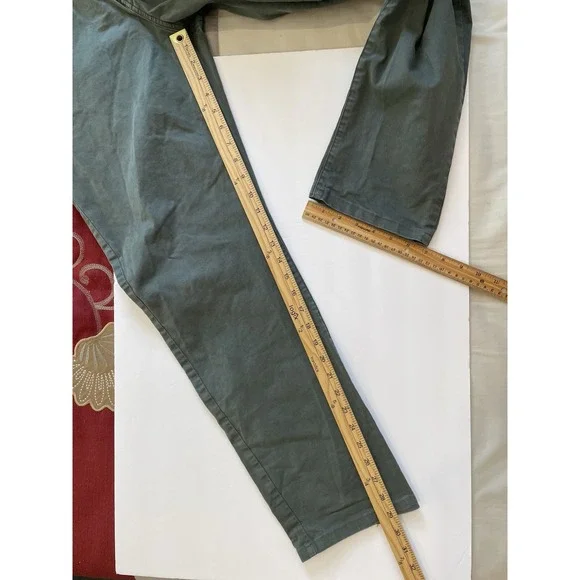 Flint and Tinder 365 Tapered Fit Pants Mens 34x32(29"L) Green/Gray Stretch Twill - Picture 10 of 10